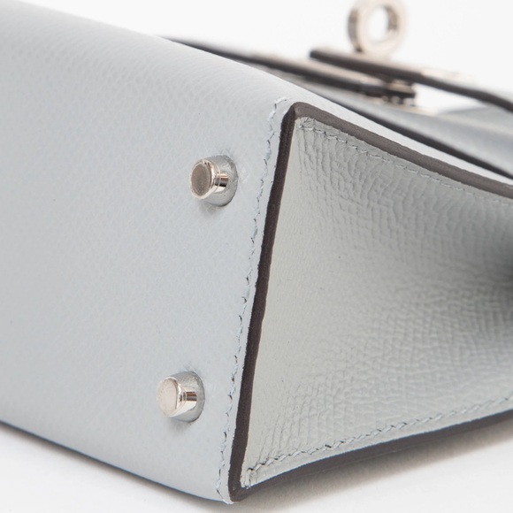 Hermes 2018 Blue Glacier Epsom Leather Mini Kelly - Picture 8 of 13